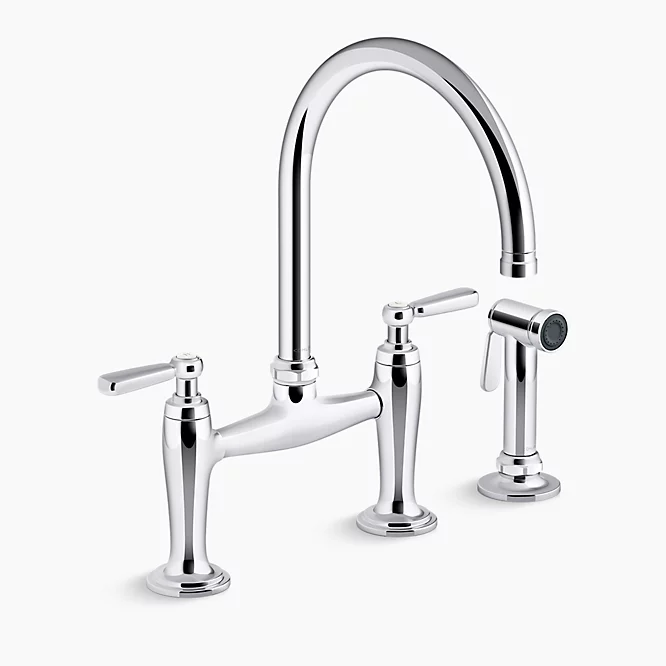Kitchen Sink Faucet With Side Sprayer